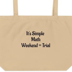 It's Simple Math Trial X-Large Tote Bags