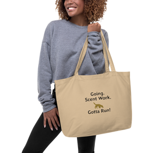 Going. Scent Work. Gotta Run X-Large Tote/ Shopping Bags