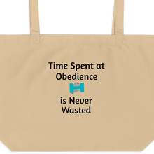Load image into Gallery viewer, Time Spent at Obedience X-Large Tote/ Shopping Bags
