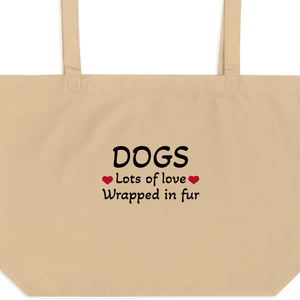 Dogs, Lots of Love X-Large Tote/ Shopping Bags