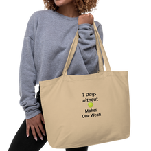 Load image into Gallery viewer, 7 Days Without Tennis Balls X-Large Tote/ Shopping Bags
