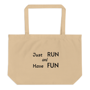 Just Run X-Large Tote/ Shopping Bag