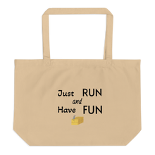 Load image into Gallery viewer, Just Run Barn Hunt X-Large Tote/ Shopping Bag
