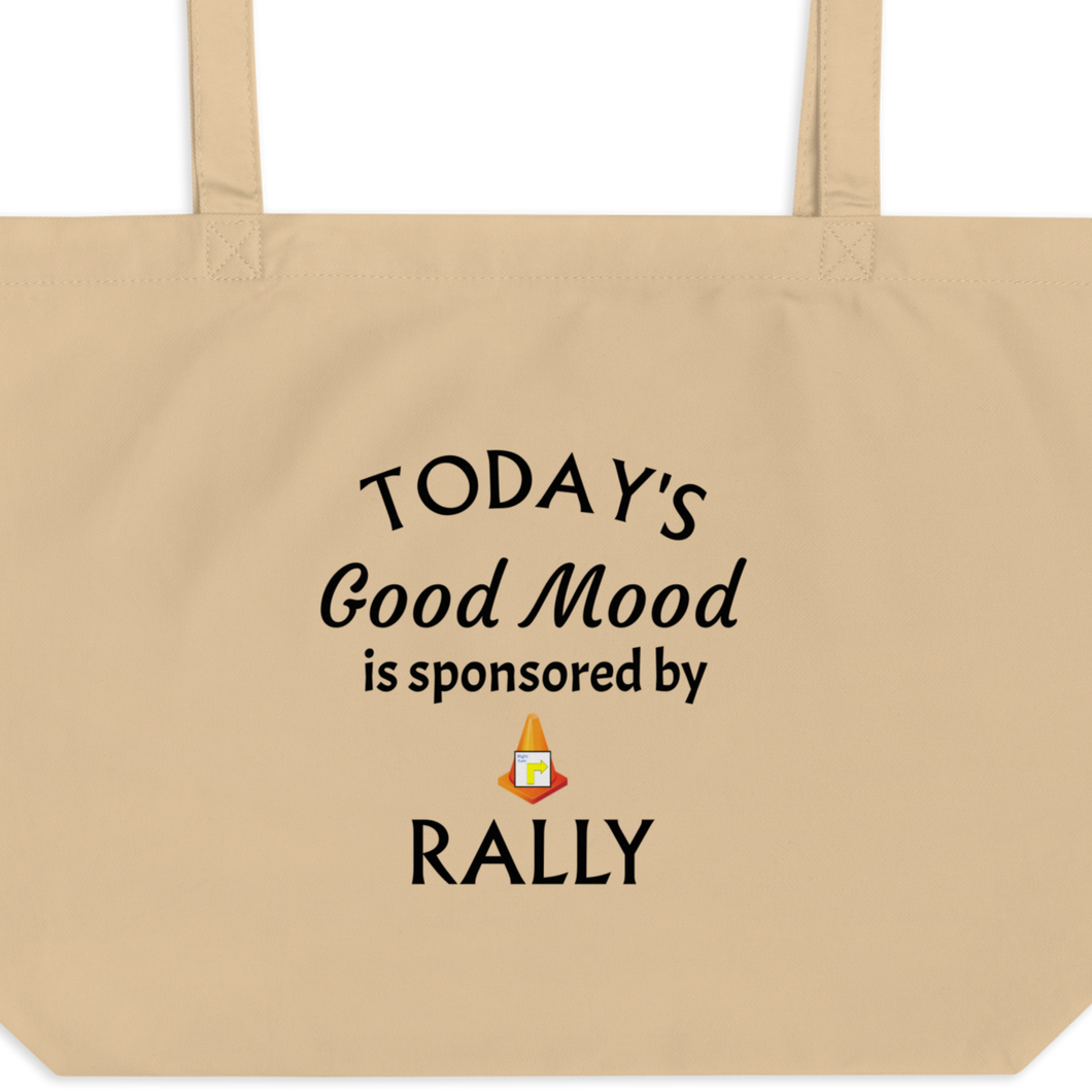 Good Mood by Rally X-Large Tote/ Shopping Bags