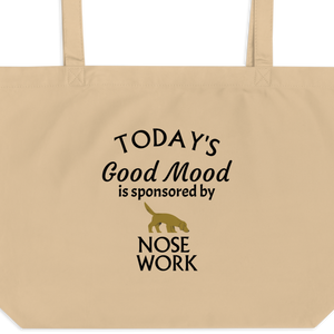 Good Mood by Nose Work X-Large Tote/ Shopping Bags