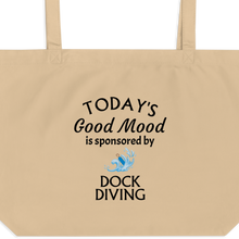 Load image into Gallery viewer, Good Mood by Dock Diving X-Large Tote/ Shopping Bags
