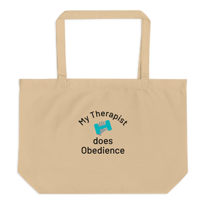 My Therapist Does Obedience X-Large Tote/ Shopping Bags