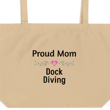 Load image into Gallery viewer, Proud Dock Diving Mom X-Large Tote/ Shopping Bags
