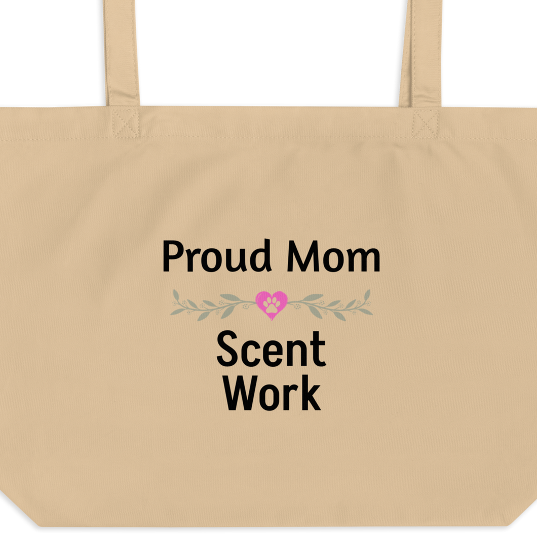 Proud Scent Work Mom X-Large Tote/ Shopping Bags