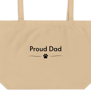 Proud Dad X-Large Tote/ Shopping Bags