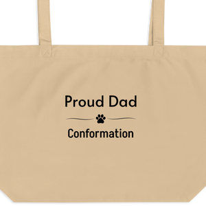 Proud Conformation Dad X-Large Tote/ Shopping Bags