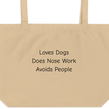 Load image into Gallery viewer, Loves Dogs, Does Fast CAT X-Large Tote/ Shopping Bags
