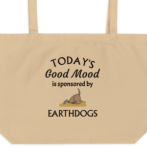 Today's Good Mood Sponsored by Earthdog X-Large Tote/ Shopping Bags