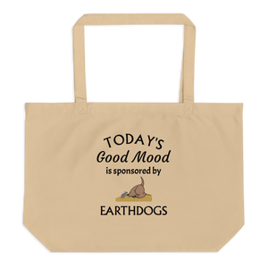 Today's Good Mood Sponsored by Earthdog X-Large Tote/ Shopping Bags