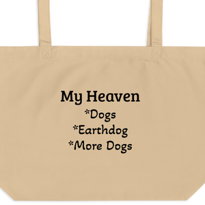 My Heaven Earthdog X-Large Tote/ Shopping Bags