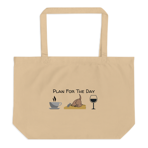 Plan for the Day - Earthdog  X-Large Tote/ Shopping Bags