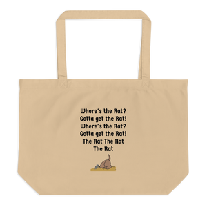 Where's the Rat? X-Large Tote/ Shopping Bags