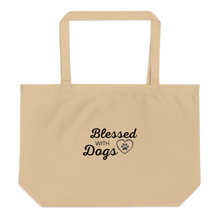 Load image into Gallery viewer, Blessed with Dogs X-Large Tote/ Shopping Bags
