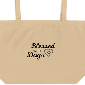 Blessed with Dogs X-Large Tote/ Shopping Bags