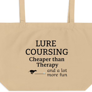 Lure Coursing Cheaper than Therapy X-Large Tote/ Shopping Bags