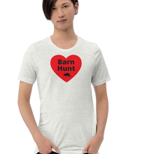 Load image into Gallery viewer, Barn Hunt in Heart w/ Rat T-Shirts - Light
