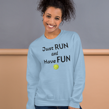 Load image into Gallery viewer, Just Run Flyball Sweatshirts - Light
