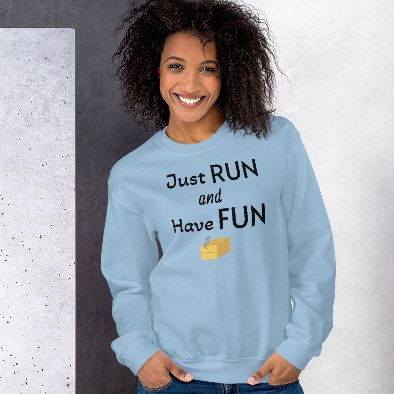 Just Run Barn Hunt Sweatshirts - Light