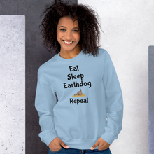 Load image into Gallery viewer, Eat. Sleep, Earthdog, Repeat Sweatshirts - Light
