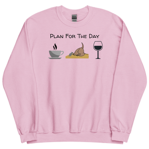 Plan for the Day - Earthdog Sweatshirts - Light