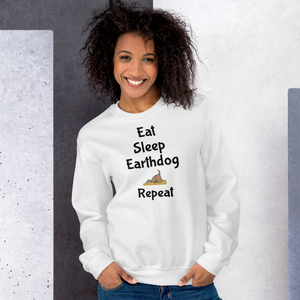 Eat. Sleep, Earthdog, Repeat Sweatshirts - Light