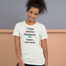 Load image into Gallery viewer, 7 Days Without Obedience T-Shirts - Light
