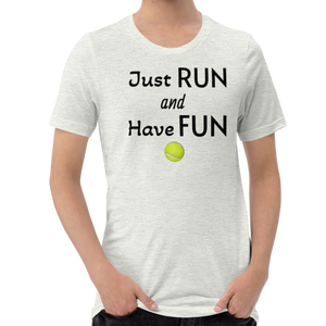 Just Run Tennis Ball T-Shirts - Light