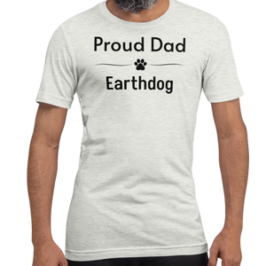 Proud Earthdog Dad T-Shirts - Light