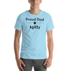 Proud Agility Dad T-Shirts - Light