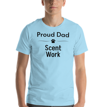 Load image into Gallery viewer, Proud Scent Work Dad T-Shirts - Light
