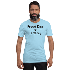 Proud Earthdog Dad T-Shirts - Light