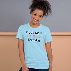 Proud Earthdog Mom T-Shirts - Light