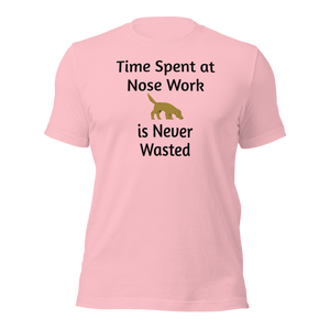 Time Spent at Nose Work T-Shirts - Light