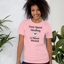 Load image into Gallery viewer, Time Spent Sheep Herding T-Shirts - Light
