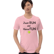 Load image into Gallery viewer, Just Run Tennis Ball T-Shirts - Light

