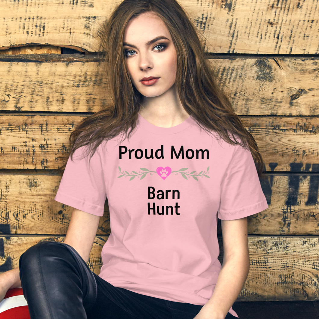 Proud Barn Hunt Mom T-Shirts - Light