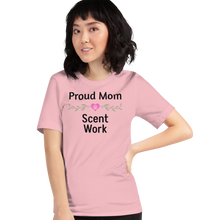 Load image into Gallery viewer, Proud Scent Work Mom T-Shirts - Light

