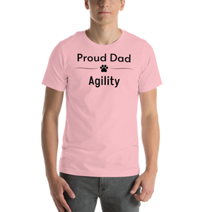 Proud Agility Dad T-Shirts - Light