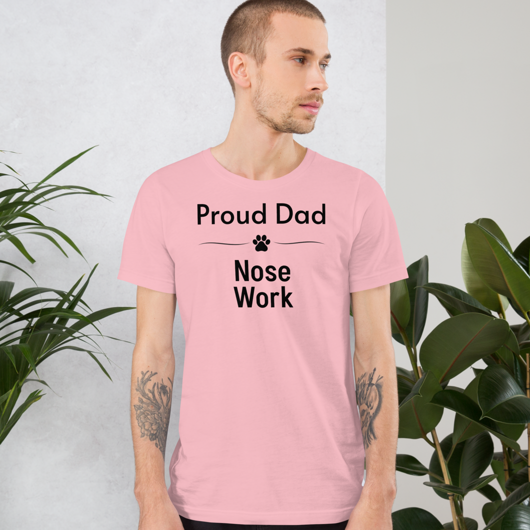 Proud Nose Work Dad T-Shirts - Light