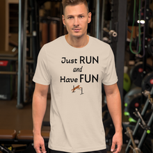 Load image into Gallery viewer, Just Run &amp; Have Fun Agility T-Shirts - Light
