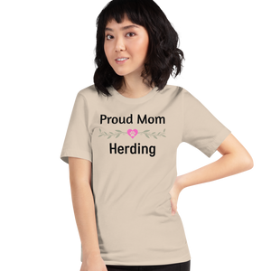 Proud Herding Mom T-Shirts - Light