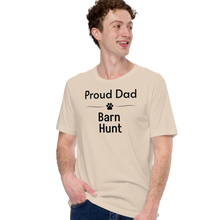 Load image into Gallery viewer, Proud Barn Hunt Dad T-Shirts - Light
