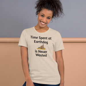 Time Spent at Earthdog is Never Wasted T-Shirts - Light