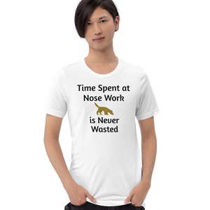 Time Spent at Nose Work T-Shirts - Light