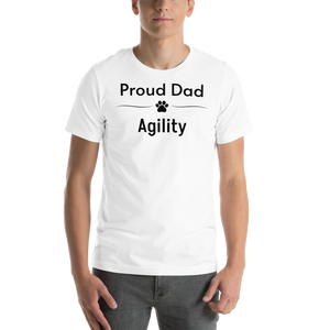 Proud Agility Dad T-Shirts - Light